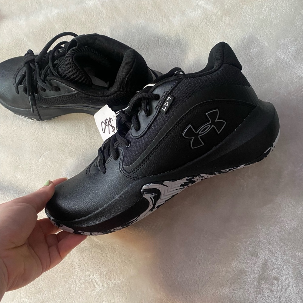 Under Armour Black and White Athletic Sneakers